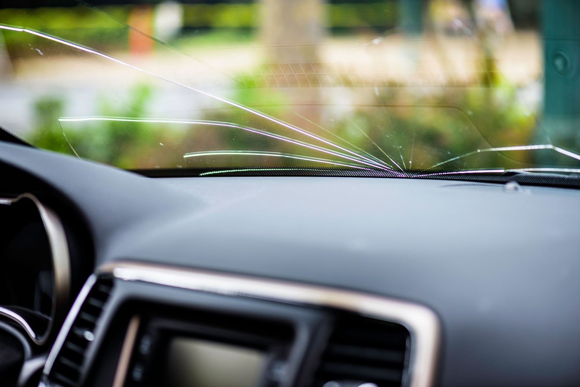 Damaged Windshield